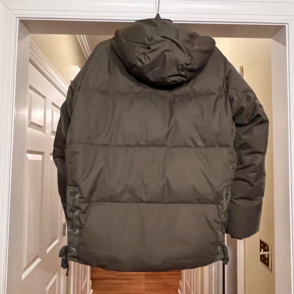 NWT Women's Rag & Bone Leonard Down Fill Puffer Jacket in Army Green Size MEDIUM - Picture 8 of 10